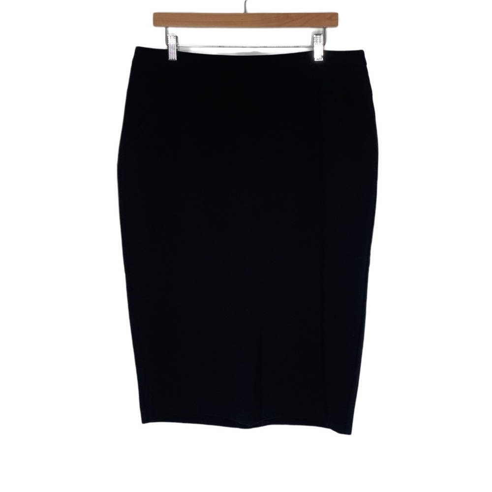 CAPSULE Black Pencil Skirt Ultimate Wardrobe Staple Size 12 NWT Professional